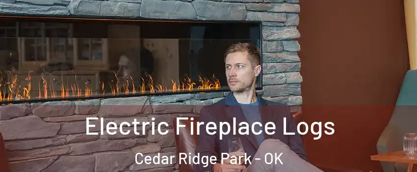 Electric Fireplace Logs Cedar Ridge Park - OK